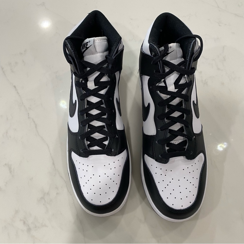 Nike Dunk Hi retro Pandas sz 10 DS - Picture 9 of 16